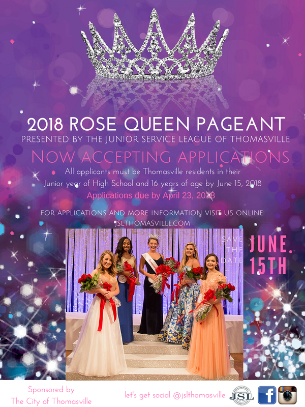 2018 Thomasville Rose Queen Pageant Event Photo